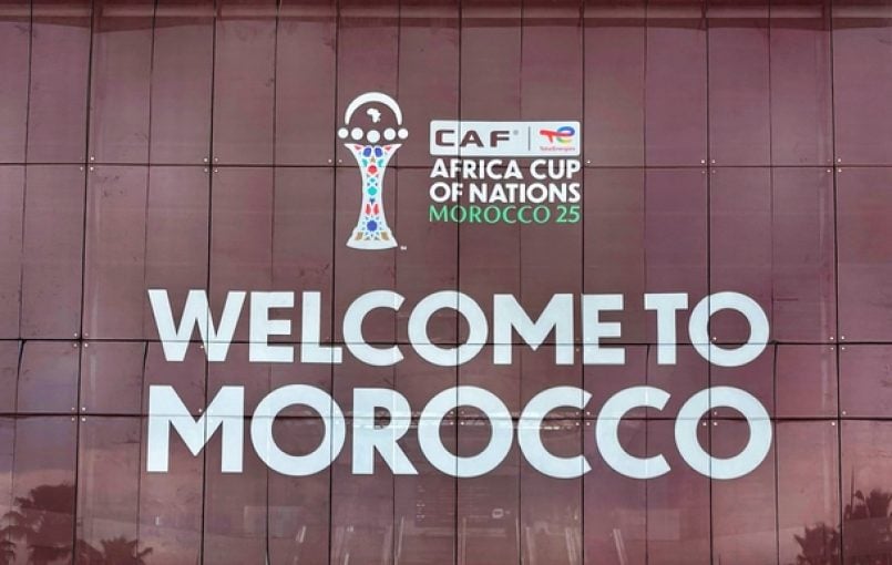 Stade de football rempli lors d'un match de la CAN 2025