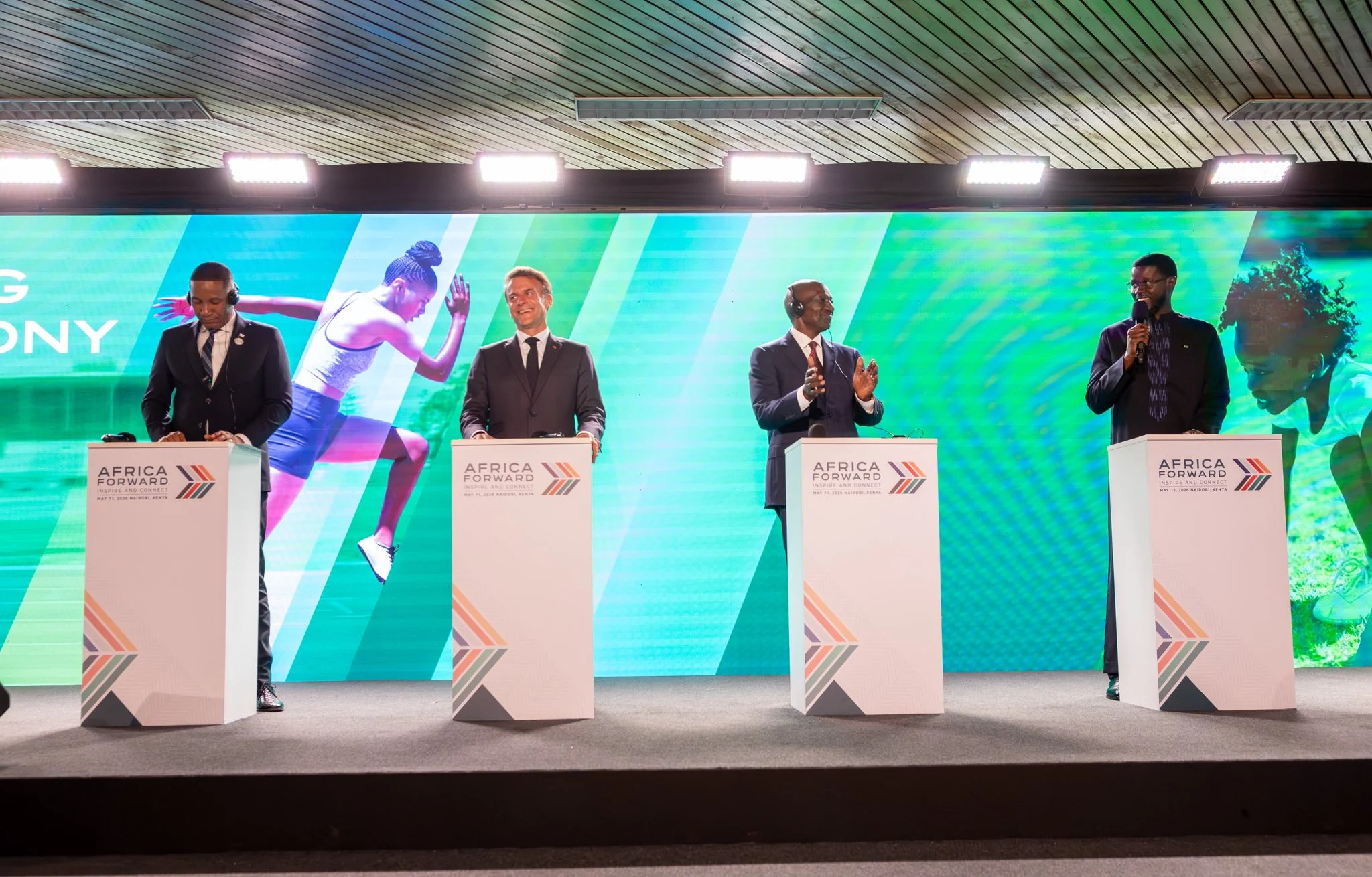 Diomaye Faye s’exprime lors du Sommet Africa Forward à Nairobi