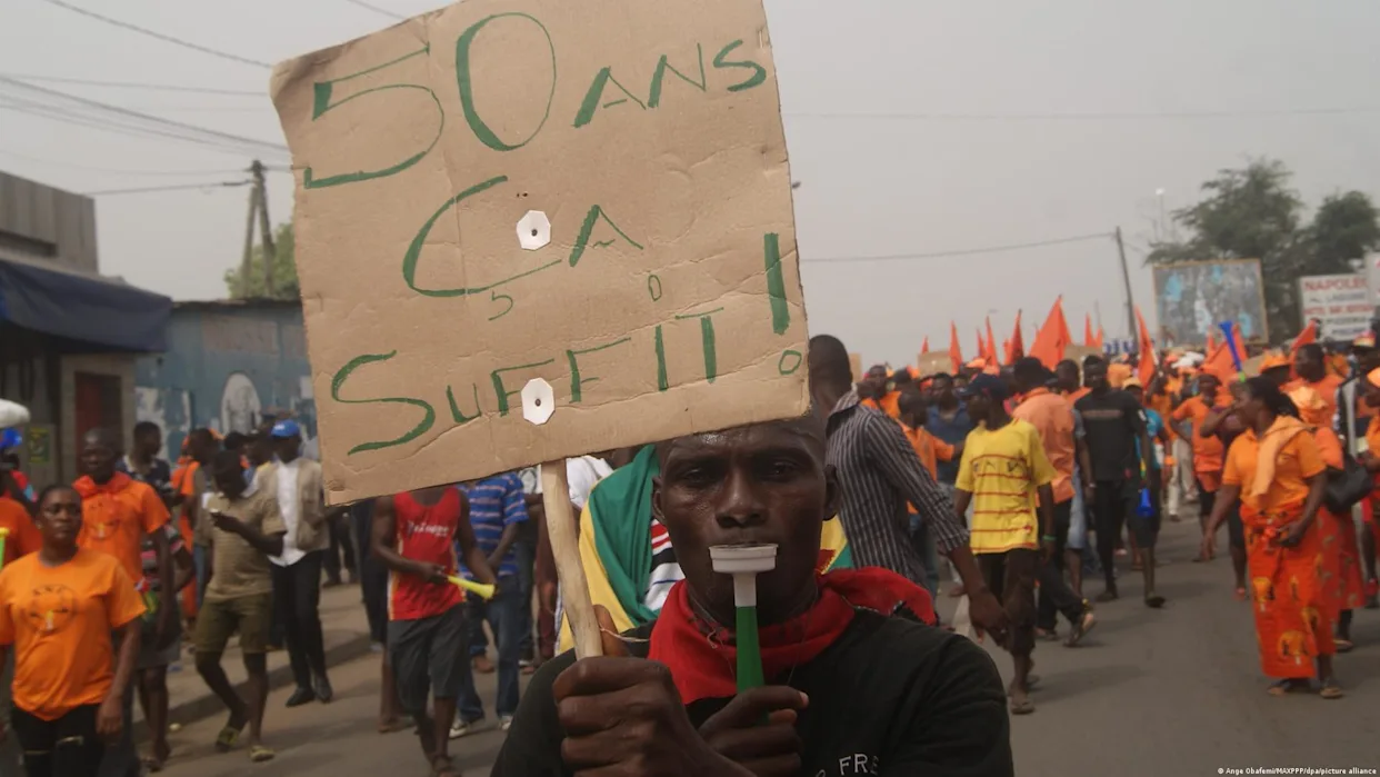 Manifestation contre le pouvoir au Togo en 2017, réprimée puis interdite
