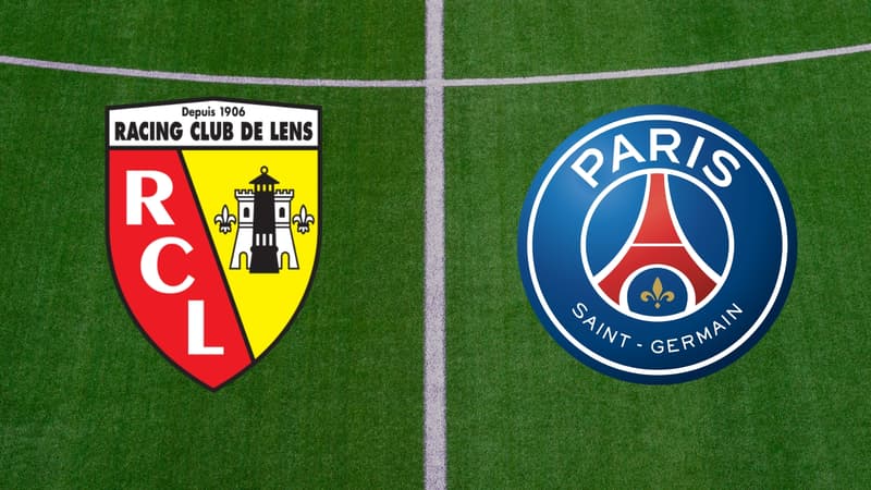 affiche du match Lens - PSG en Ligue 1
