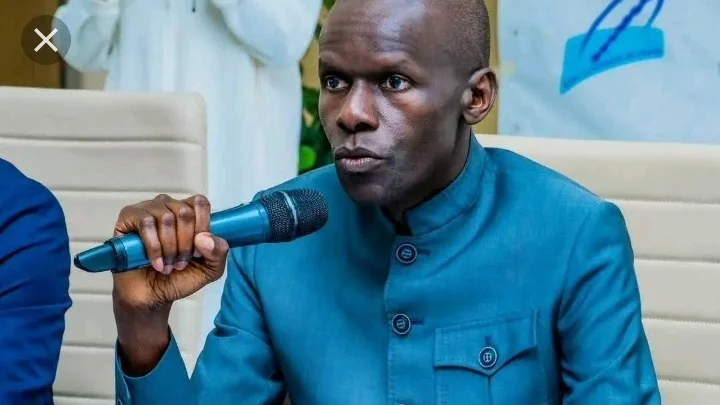 Waly Diouf Bodiang lors d'une prise de parole politique