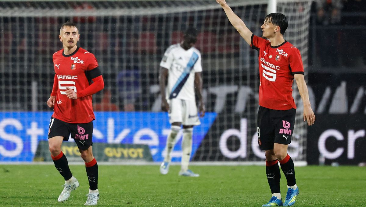 illustration du match Rennes Marseille