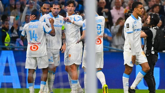Leonardo Balerdi en action avec l'OM