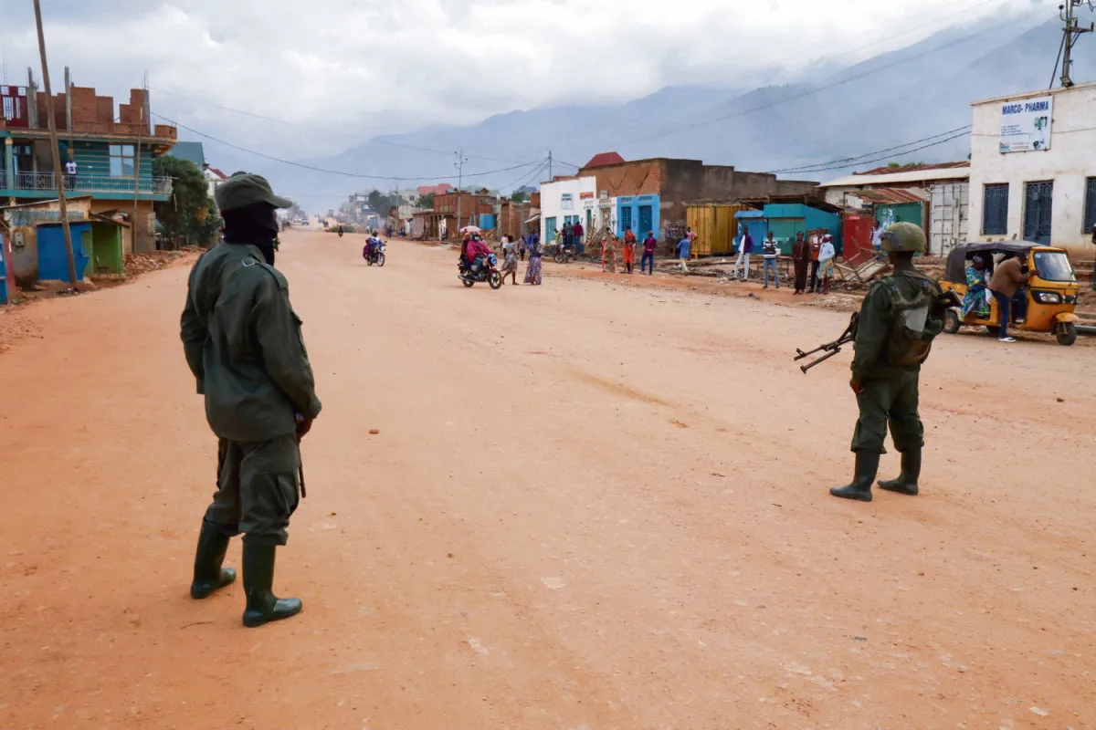 Carte des zones de conflit dans l'est de la RDC