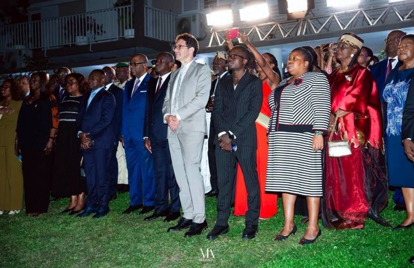 célébrations du 14 juillet à la résidence de France au Gabon