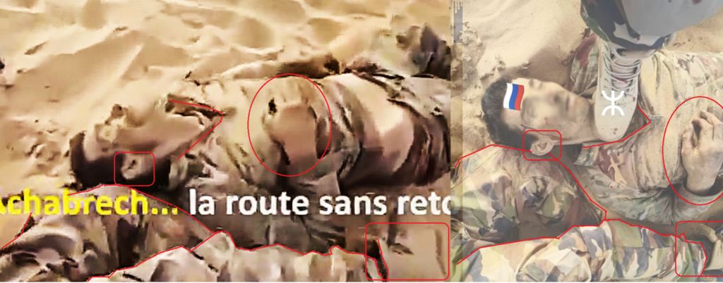 Reconstruction visuelle pour identifier la source des images de propagande.