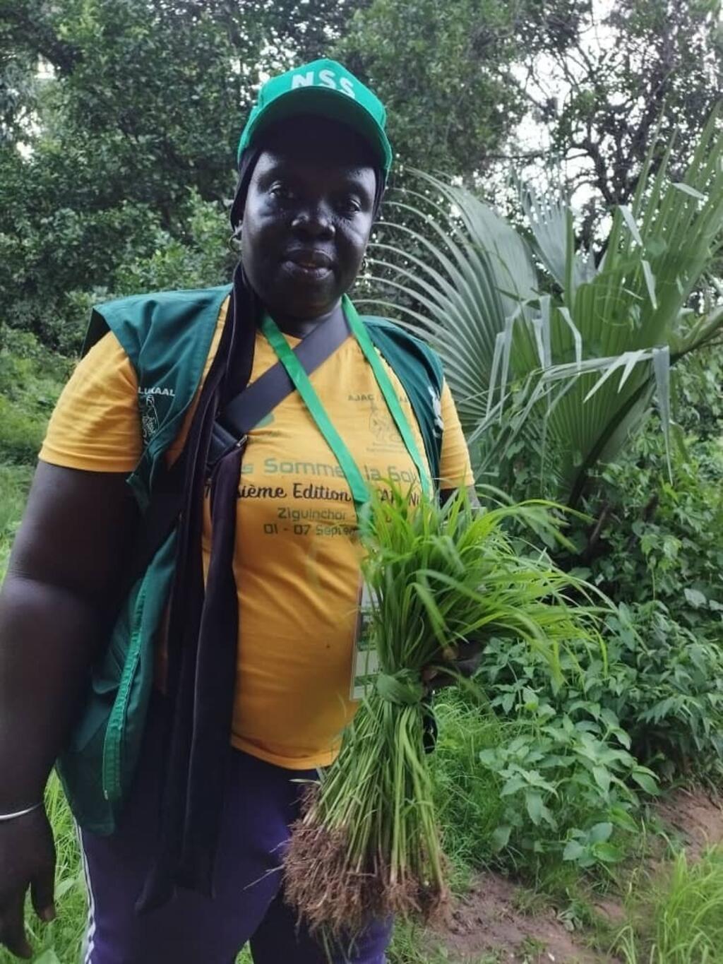 Mariama Sonko dans sa ferme de Niaguis près de Ziguinchor en Casamance