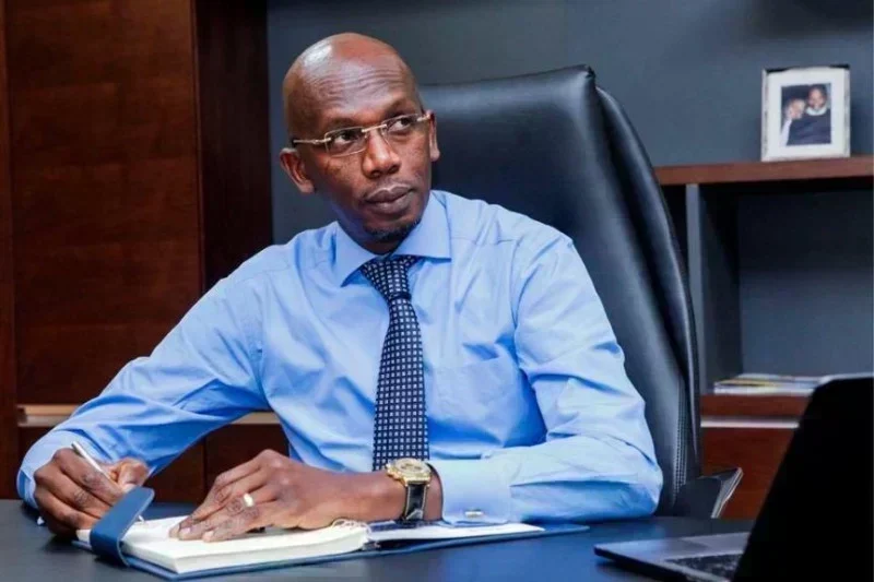 Portrait de Lansana Gagny Sakho lors d’une interview