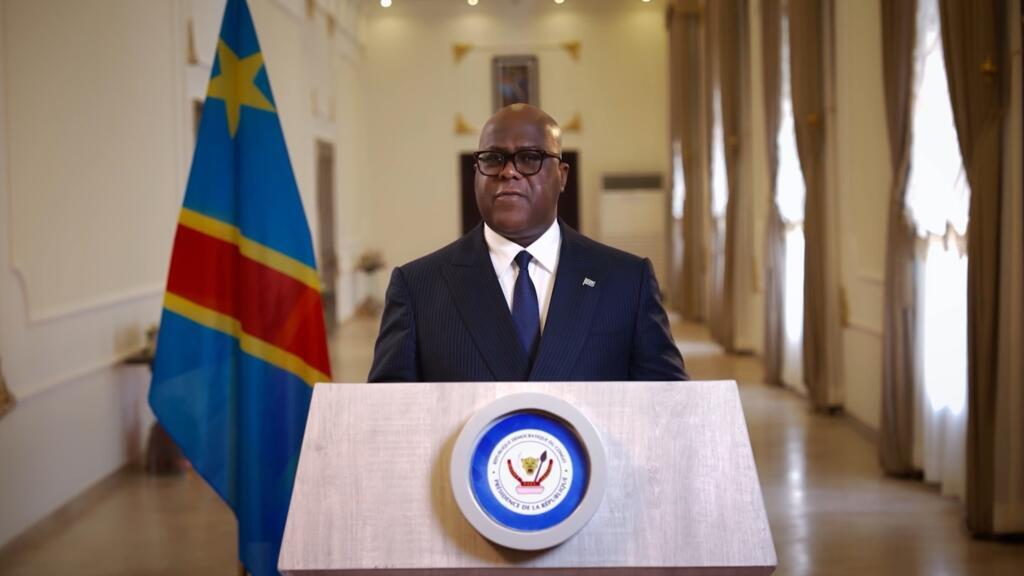 Félix Tshisekedi, président de la RDC, lors d’une allocution nationale en juin 2026.