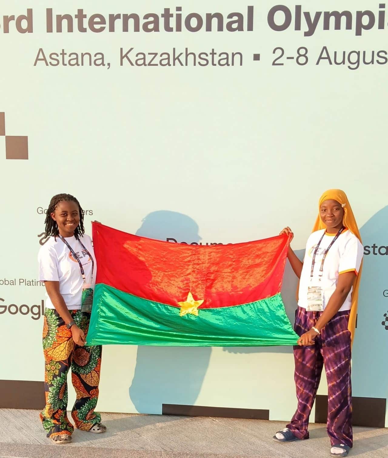 Pascaline Lompo et Madina Toé, représentantes du Burkina Faso en IA