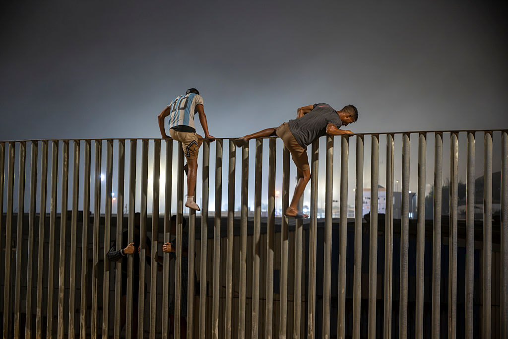 Manifestation à Ceuta lors de l'afflux massif de migrants