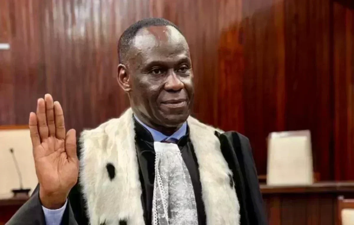 Ousmane Diagne lors de sa prise de fonction au Conseil constitutionnel du Sénégal Ousmane Diagne lors de sa prise de fonction au Conseil constitutionnel du Sénégal